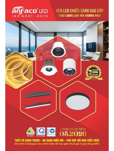 CATALOGUE ĐÈN ANFACO THÁNG 05.2026