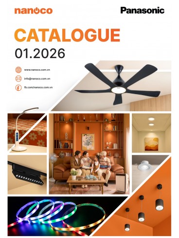 CATALOGUE THIẾT BỊ ĐIỆN PANASONIC - NANOCO THÁNG 01.2026