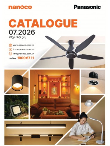 CATALOGUE THIẾT BỊ ĐIỆN PANASONIC & NANOCO T07.2026