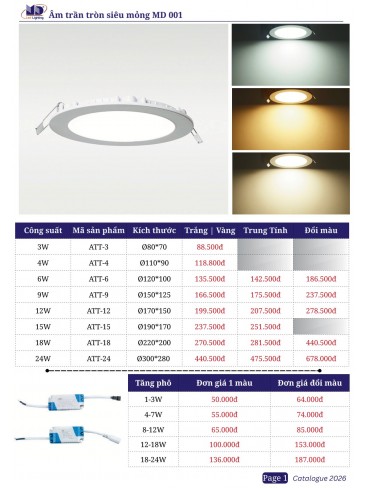 CATALOGUE MD LIGHTING 2026