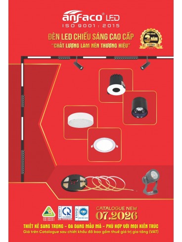 CATALOGUE ĐÈN ANFACO THÁNG 07.2026