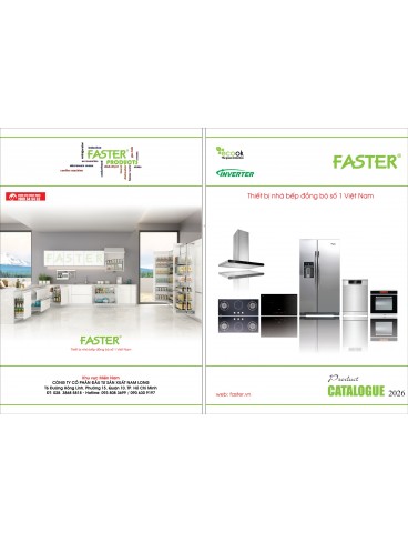 CATALOGUE THIẾT BỊ BẾP FASTER 2026