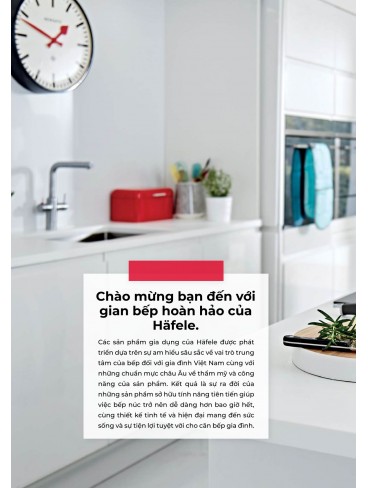 CATALOGUE THIẾT BỊ BẾP HAFELE 2026