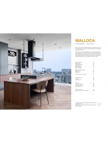 THIẾT BỊ BẾP MALLOCA 2025 