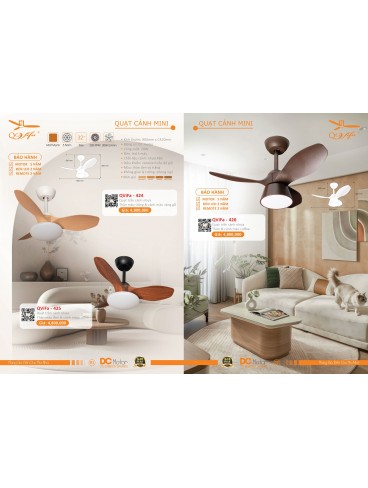 CATALOGUE QUẠT TRẦN PTH VIFA 2026