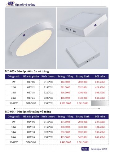 CATALOGUE MD LIGHTING 2026