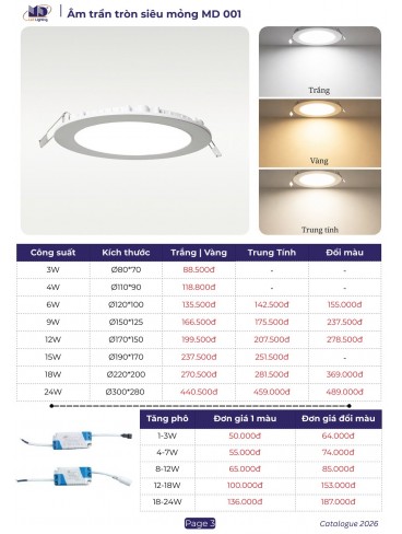 CATALOGUE MD LIGHTING T08.2026