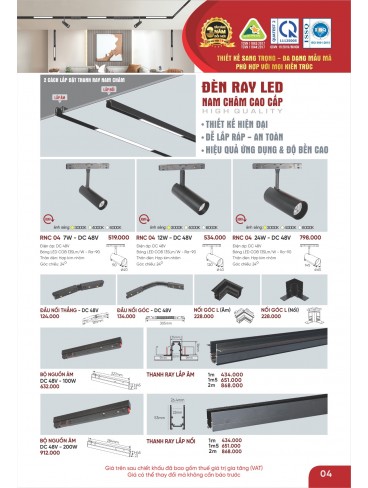 CATALOGUE ĐÈN ANFACO THÁNG 02.2026