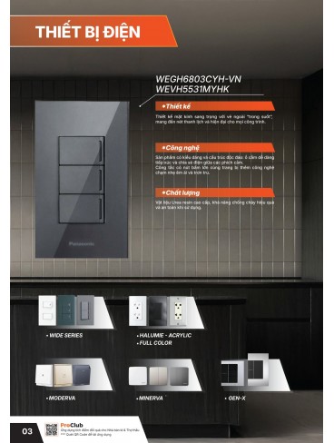CATALOGUE THIẾT BỊ ĐIỆN PANASONIC & NANOCO T04.2026