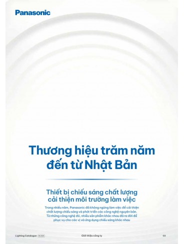 CATALOGUE ĐÈN PANASONIC THÁNG 06 - 2026