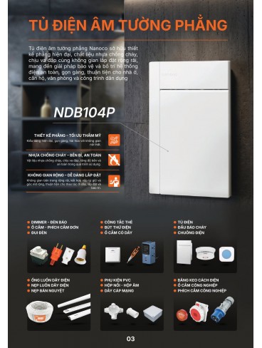 CATALOGUE THIẾT BỊ ĐIỆN PANASONIC & NANOCO T10.2026