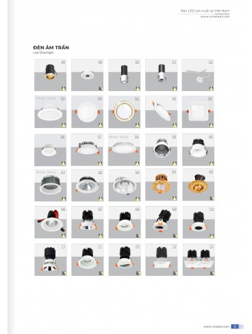CATALOGUE ĐÈN VINALED 2025 - 2026