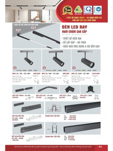 CATALOGUE ĐÈN ANFACO THÁNG 07.2026