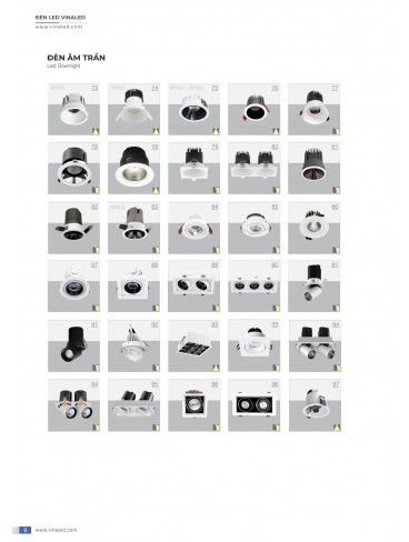 CATALOGUE ĐÈN VINALED 2025 - 2026