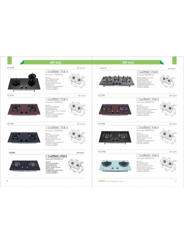 CATALOGUE THIẾT BỊ BẾP FASTER 2026