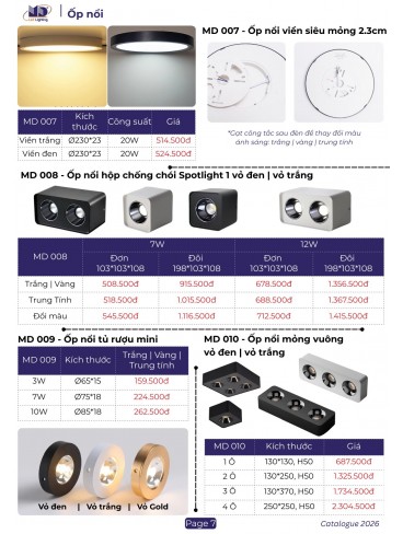 CATALOGUE MD LIGHTING T08.2026