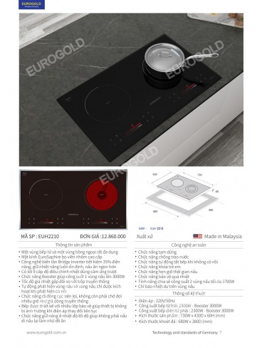 CATALOGUE THIẾT BỊ BẾP EUROGOLD 2026