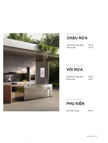 CATALOGUE CHẬU RỬA CHÉN KLUGER 2026