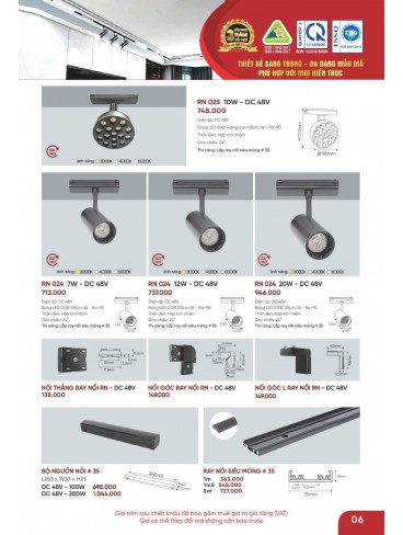 CATALOGUE ĐÈN ANFACO THÁNG 05.2026