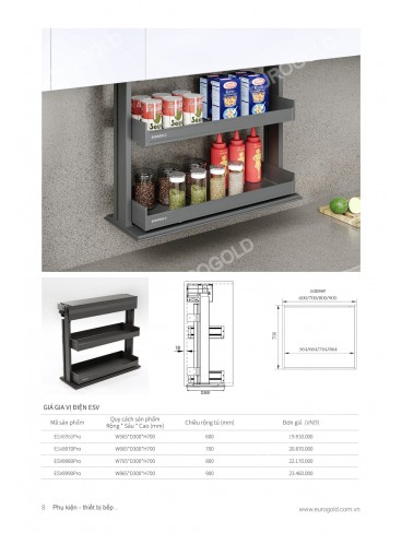 CATALOGUE PHỤ KIỆN BẾP EUROGOLD 2026