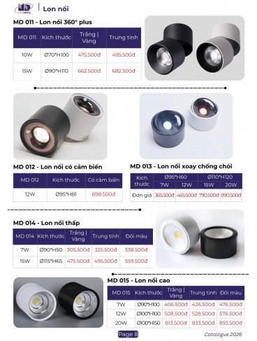 CATALOGUE MD LIGHTING T08.2026