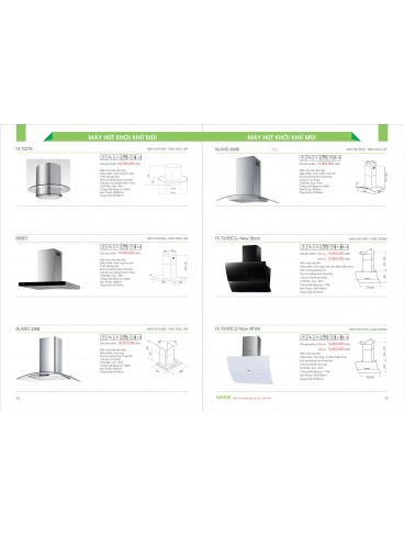 CATALOGUE THIẾT BỊ BẾP FASTER 2026