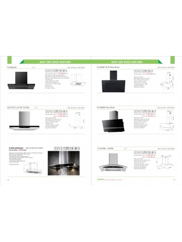 CATALOGUE THIẾT BỊ BẾP FASTER 2026