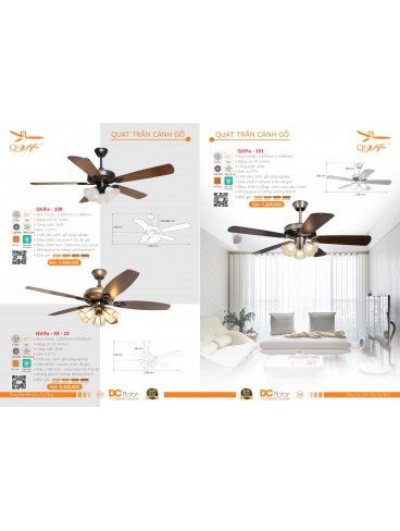 CATALOGUE QUẠT TRẦN PTH VIFA 2026
