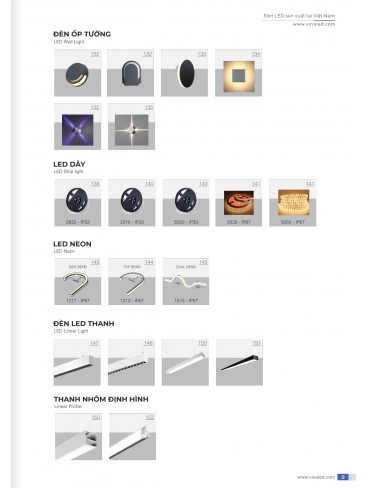 CATALOGUE ĐÈN VINALED 2025 - 2026