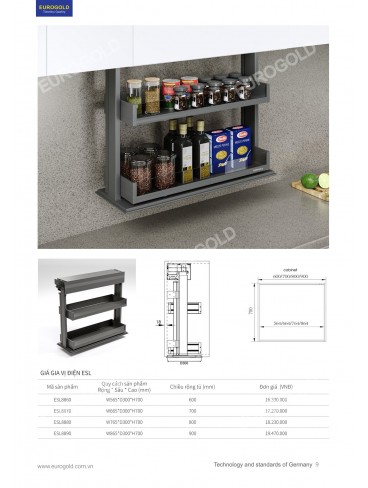 CATALOGUE PHỤ KIỆN BẾP EUROGOLD 2026