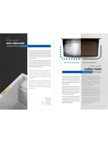 CATALOGUE BỒN RỬA CHÉN BOSSCO