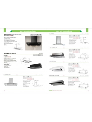 CATALOGUE THIẾT BỊ BẾP FASTER 2026