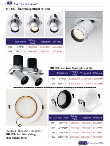 CATALOGUE MD LIGHTING 2026