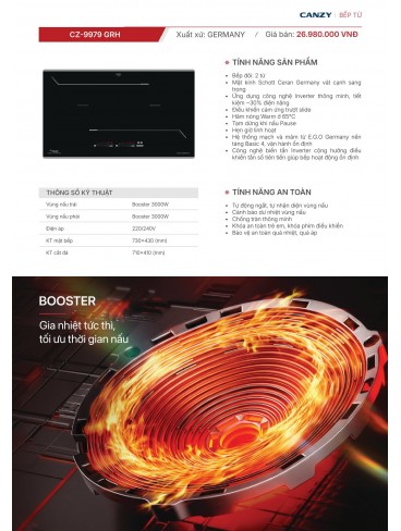 CATALOGUE THIẾT BỊ BẾP CANZY 2026