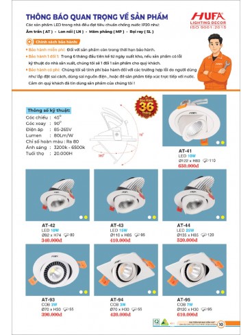 ĐÈN LED HUFA 2027