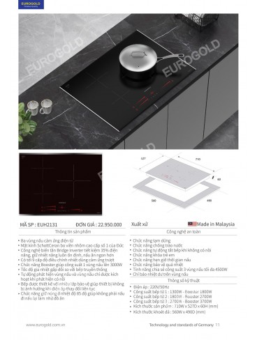 CATALOGUE THIẾT BỊ BẾP EUROGOLD 2026