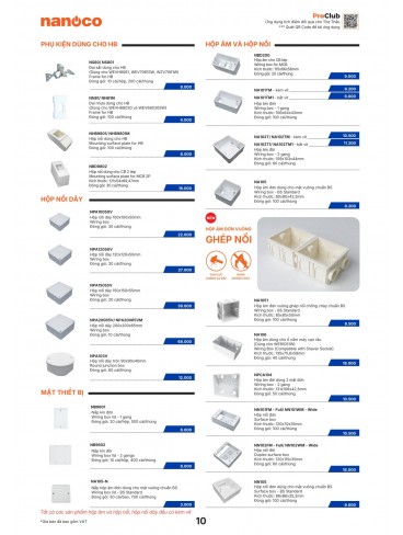 CATALOGUE THIẾT BỊ ĐIỆN PANASONIC & NANOCO T10.2026