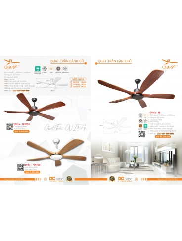 CATALOGUE QUẠT TRẦN PTH VIFA 2026