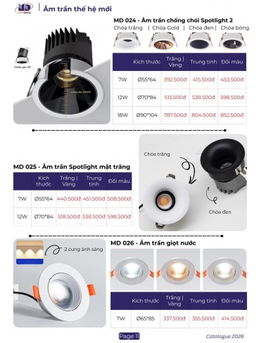 CATALOGUE MD LIGHTING T08.2026