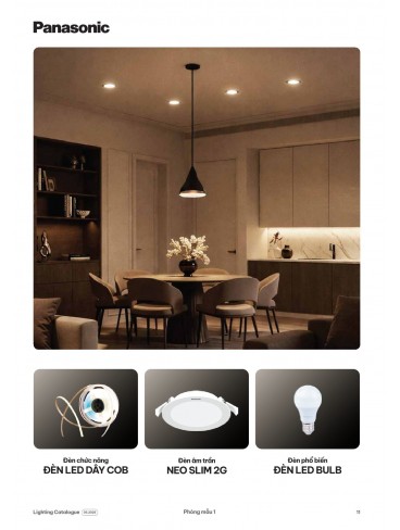 CATALOGUE ĐÈN PANASONIC THÁNG 06 - 2026