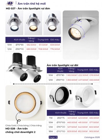CATALOGUE MD LIGHTING T08.2026