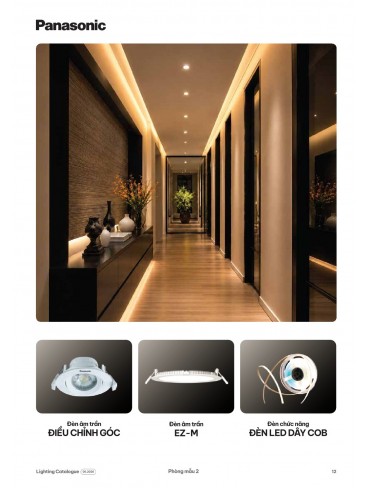CATALOGUE ĐÈN PANASONIC THÁNG 06 - 2026