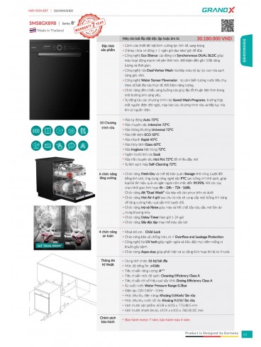 CATALOGUE THIẾT BỊ THIẾT BỊ BẾP GRANDX 2026