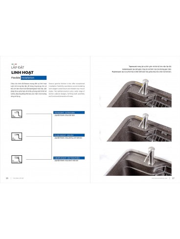 CATALOGUE BỒN RỬA CHÉN BOSSCO