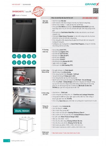 CATALOGUE THIẾT BỊ THIẾT BỊ BẾP GRANDX 2026
