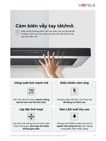 CATALOGUE THIẾT BỊ BẾP HAFELE 2026