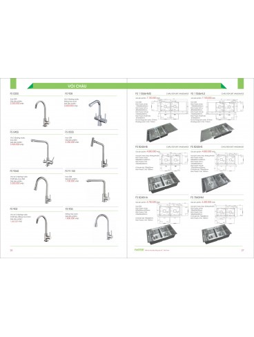 CATALOGUE THIẾT BỊ BẾP FASTER 2026