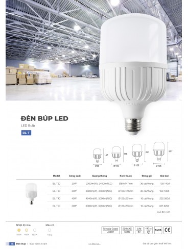 CATALOGUE ĐÈN VINALED 2025 - 2026