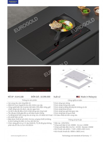 CATALOGUE THIẾT BỊ BẾP EUROGOLD 2026