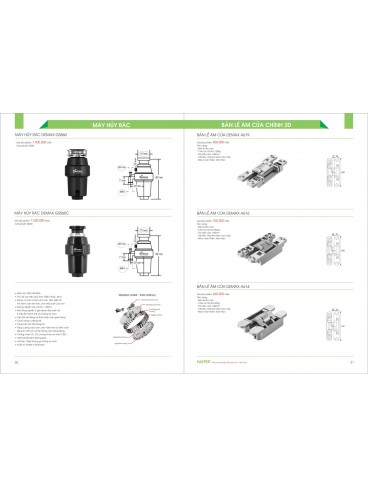CATALOGUE THIẾT BỊ BẾP FASTER 2026